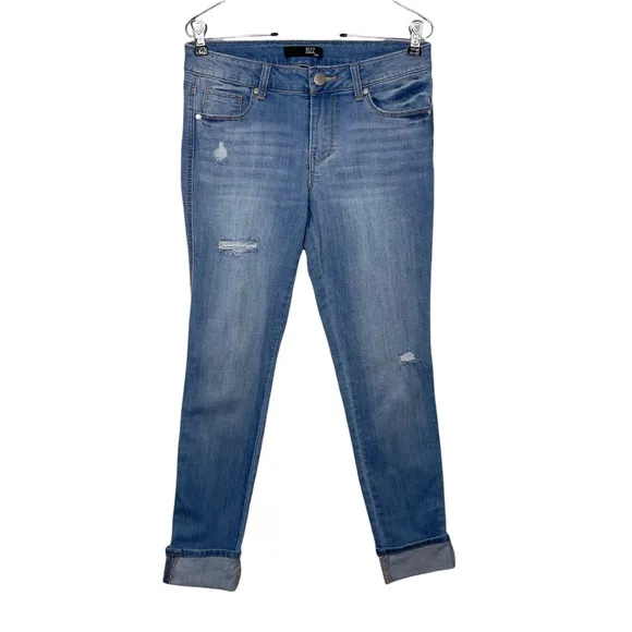 Stitch Fix l 1822 Denim Girlfriend Skinny Distressed Jeans, 28