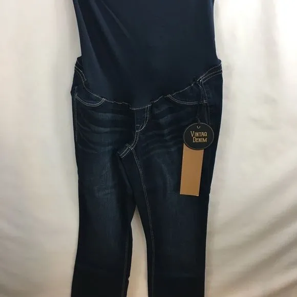 NWT Maternity 1822 Denim Sz 25 26 27 28 Dark Blue
          
      NWT