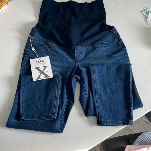 NWT 1822 denim maternity flex denim 4 way stretch jeans
          
      NWT