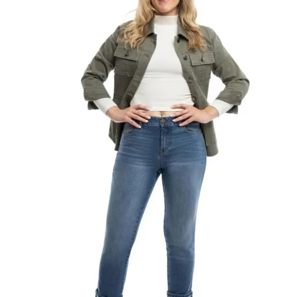 NEW WITH TAGS 1822 vintage denim crop skinny jeans womens 12
          
      NWT