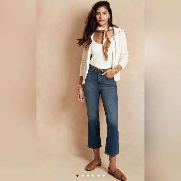 1822 crop flair jeans size 12