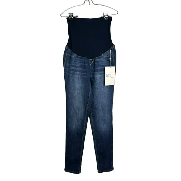 1822 Denim Vintage Denim Maternity Skinny Jeans Medium Faded Wash Size 29
          
      NWT