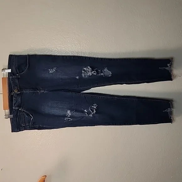 1822 Denim Distressed Skinny Jeans Size 14 - Stretchy
