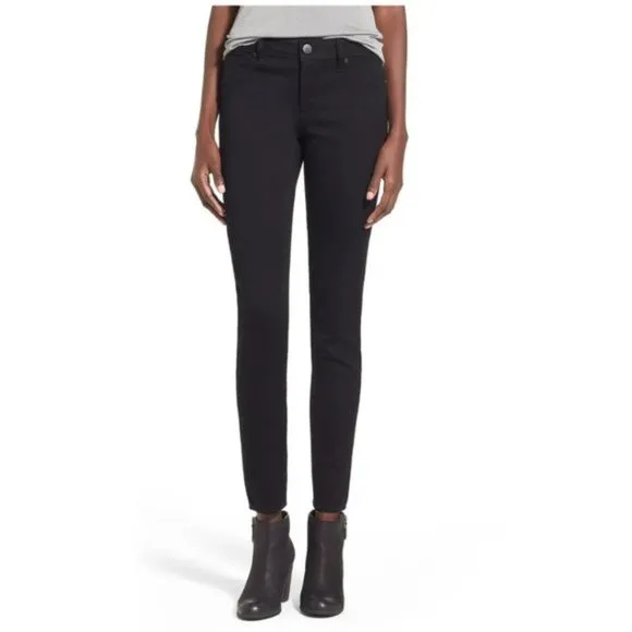 NWT 1822 Button Denim Black High Rise Ankle Skinny Jeans Size 8/29
          
      NWT