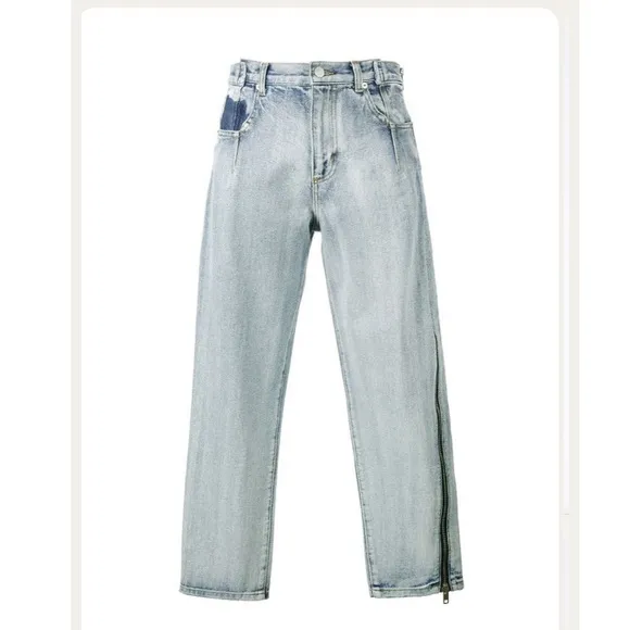 3.1 Phillip Lim ankle crop side zip jean in indigo