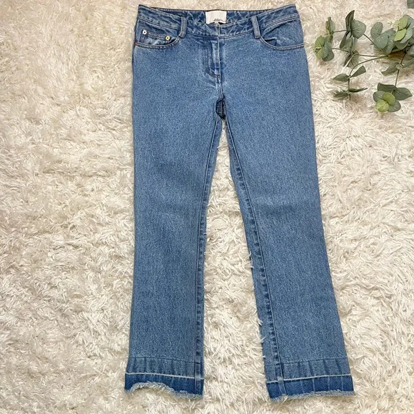 3.1 Phillip Lim Vintage Wash Straight Leg Jeans