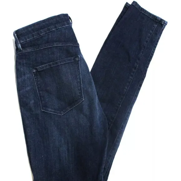 3X1 NYC W3 DARK BLUE COTTON STRETCH JEANS SKINNY