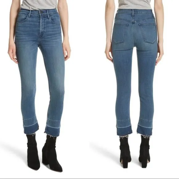 3X1 NYC Abigail Released Split Hem Jeans, 28