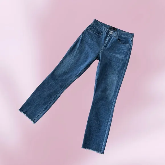 3x1 high waist skinny cropped in dark wash