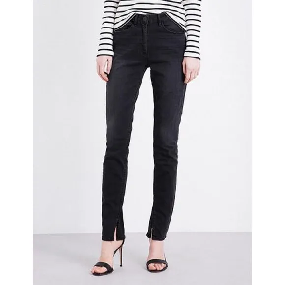 3x1 Denim Split-Seam Skinny Mid-Rise Jeans EUC