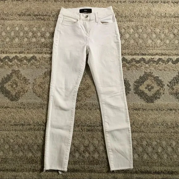 3x1 Made Here White Skinny Jeans 23x25