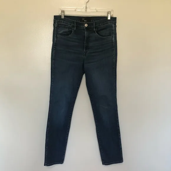 3X1 High Rise Straight Leg Jeans Lex Wash 30