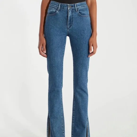 3X1 High Rise Split Seam Bell Jeans in Hester Size 32 NWT
          
      NWT