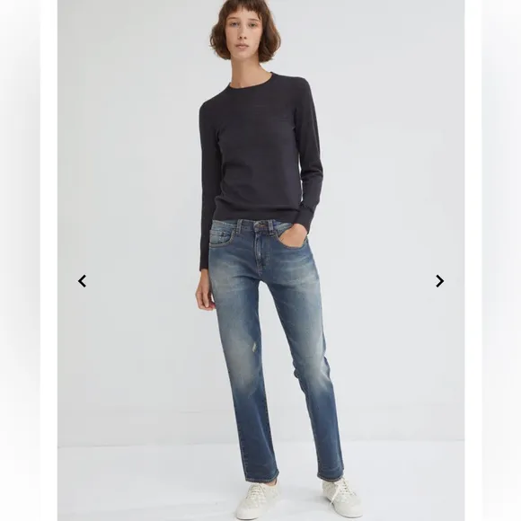6397 dk straight leg jeans in good ol’ black