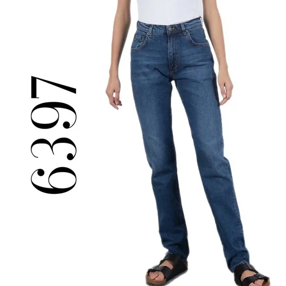 6397 SLIM LEG DENIM JEANS IN INDIGO BLUE 30 ???
