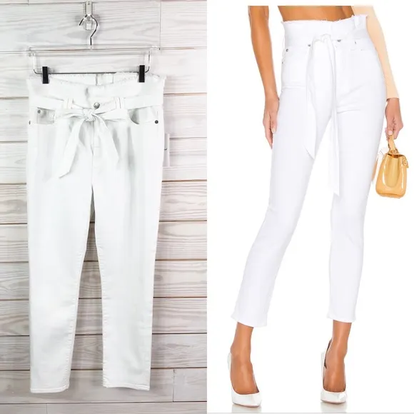 7 For all Mankind Jean Waist Tie Paper Bag Skinny
          
      NWT