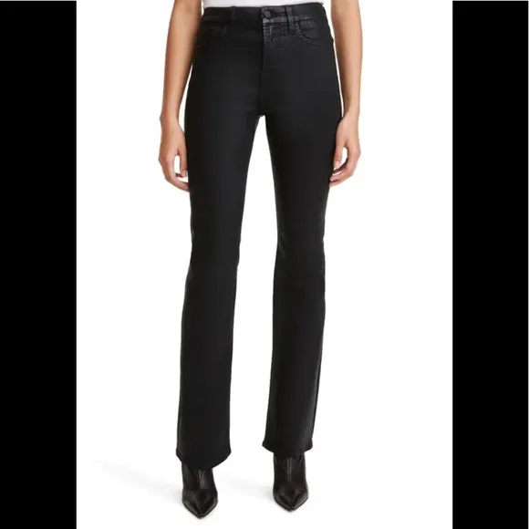 COPY - NWT JEN7 Black Coated Slim Bootcut Jeans , 0
          
      NWT