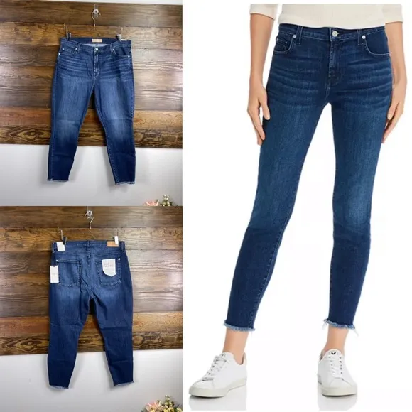 7 For All Mankind The Ankle Skinny Jeans in Luxe Vintage Dark Indigo Size 33 New
          
      NWT
