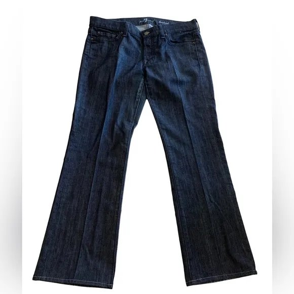7 for all Mankind Jeans Size 31 Bootcut Dark Wash NWOT Womens