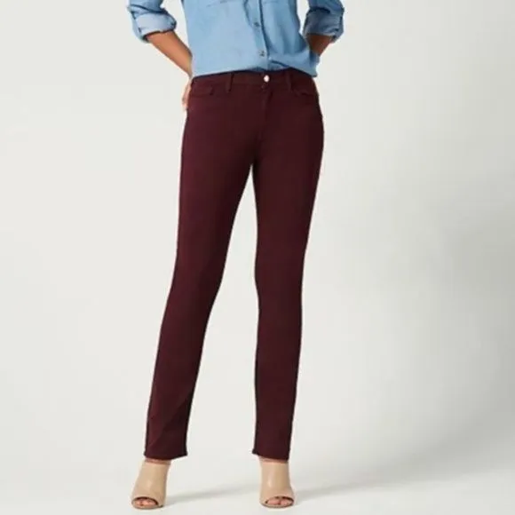 7 FOR ALL MANKIND | Jen7 Slim Purple Straight Sateen Jeans - Women’s 14
          
      NWT