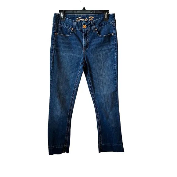 7 For All Mankind Tummyless Denim Jeans Size 8
