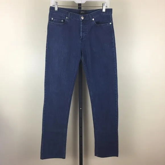 A.P.C Rue De Fleurus Paris Button Fly Jeans