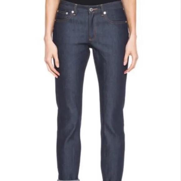 APC  French Dark Indigo Denim Women’s Capri Jeans sz 27