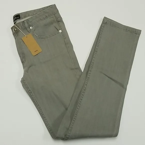 A. P. C. JEAN GRAY SLIM FIT.
          
      NWT