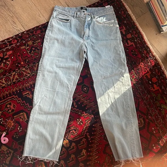 APC Light Blue Denim Straight Jeans