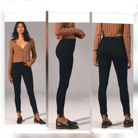 Abercrombie & Fitch Jeans Abercrombie High Rise Super Skinny Ankle Jean