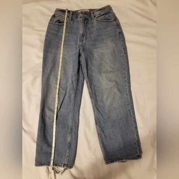 Abercrombie & Fitch The Ankle Strainght Ultra High Rise Curve Love 28/6xs
