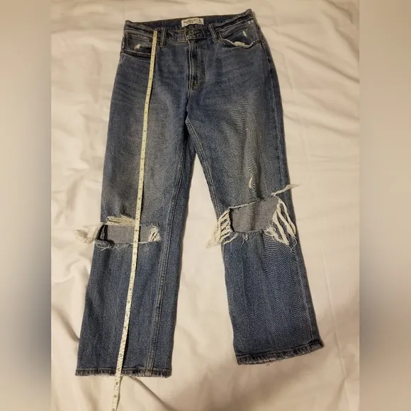 Abercrombie & Fitch The Ankle Strainght Ultra High Rise