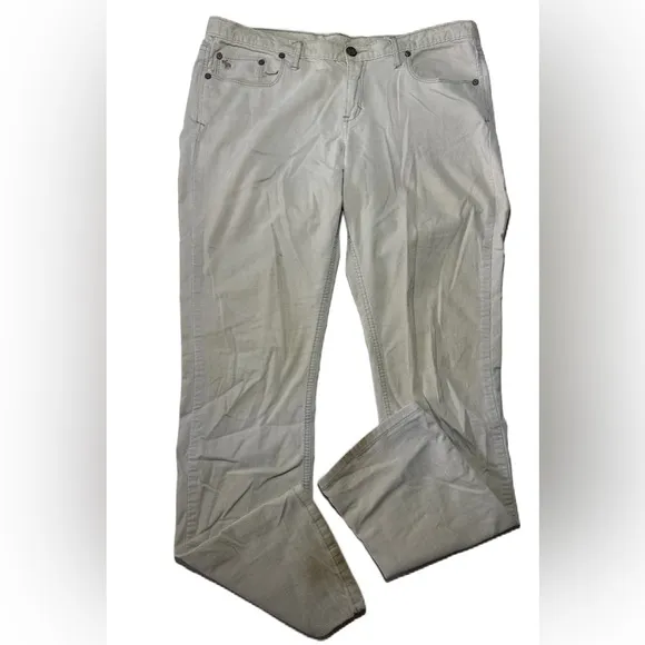 Abercrombie & Fitch Jeans Size 10 Cream Soft  Velvety Comfort