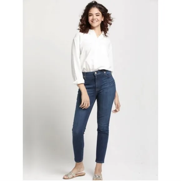Able the Label HIGH RISE Skinny Jeans Dark Wash Size 25