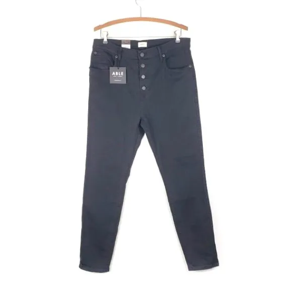 (26) Able Button Front Daysi Wash Jeans, Size 25, NWT
          
      NWT