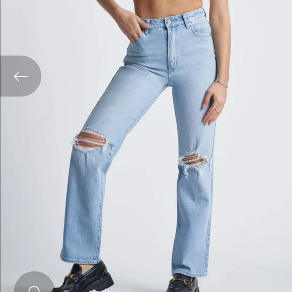 NWT ABrand A 94 High Straight Gina Rip
          
      Boutique
