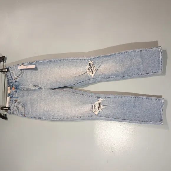 Abrand Jeans A '94 high straight Gina rip Jean size 25
          
      NWT