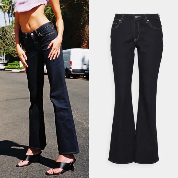 ABRAND Alice Dark Low Rise Bootcut Jeans
          
      NWT