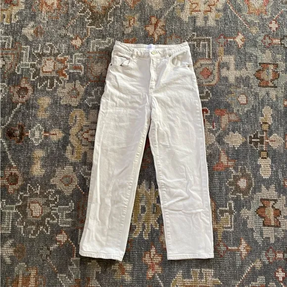 Stone White A 94’ High Straight Jean from Abrand