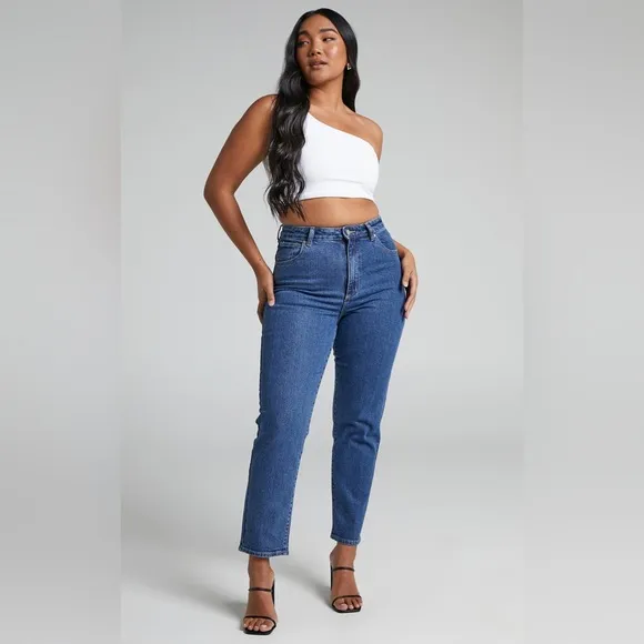 Abrand 94 High Slim Dark Wash Jeans