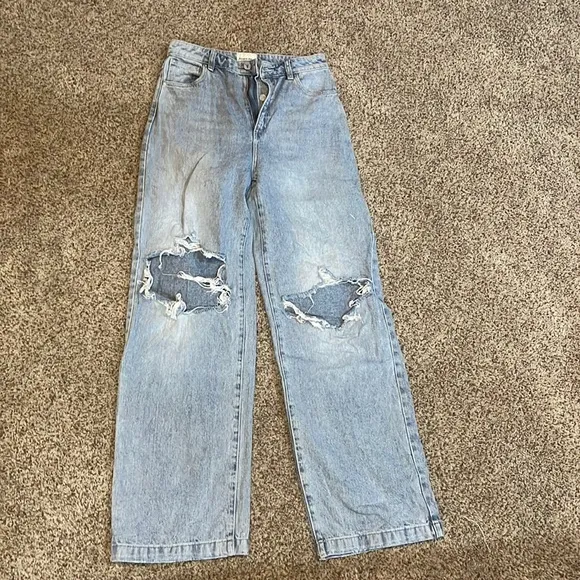 A 94 High & Wide Walk Away Size US 27 Abrand Jeans