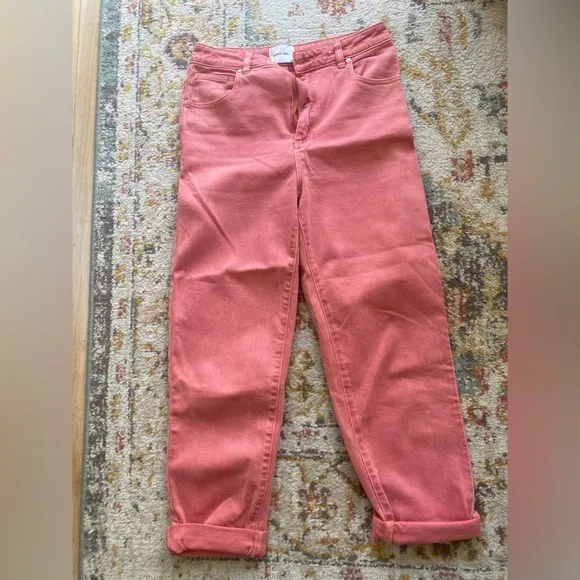 A Brand 94 high slim pink jeans