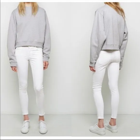 Acne Skin 5 Optic White Jeans Size 24
          
      NWT