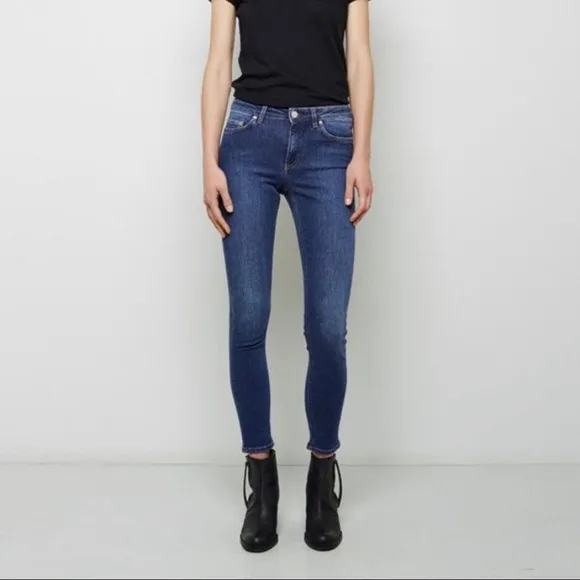 Acne Studios skin 5 jeans denim used blue