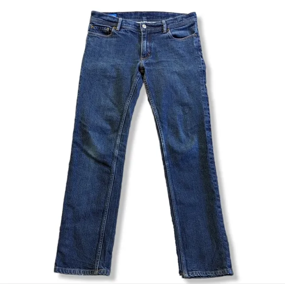 ACNE Studios Blå Konst North Indigo Dark Wash Jeans: 32" Waist x  27.5" Long