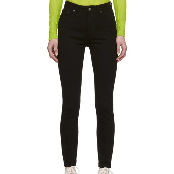 Acne Bla Konst Black Skinny Jeans In Stockholm