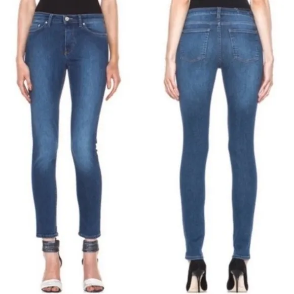 Acne Studios Skin 5 Used Blue Skinny Jeans