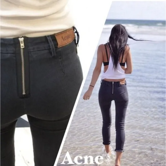 acne studios skin rocca zip back jeggings
          
      NWT