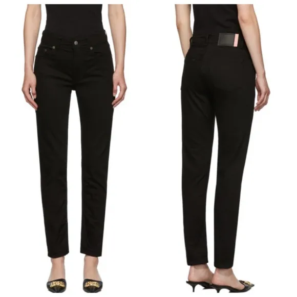 Acne Studios NWT Black Bla Konst Melk Stay Jeans Slim Fit Women’s Size 24
          
      NWT