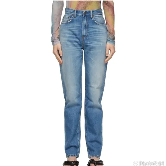 NEW Acne Studios Blue Slim High Rise Jeans Size 29
          
      NWT